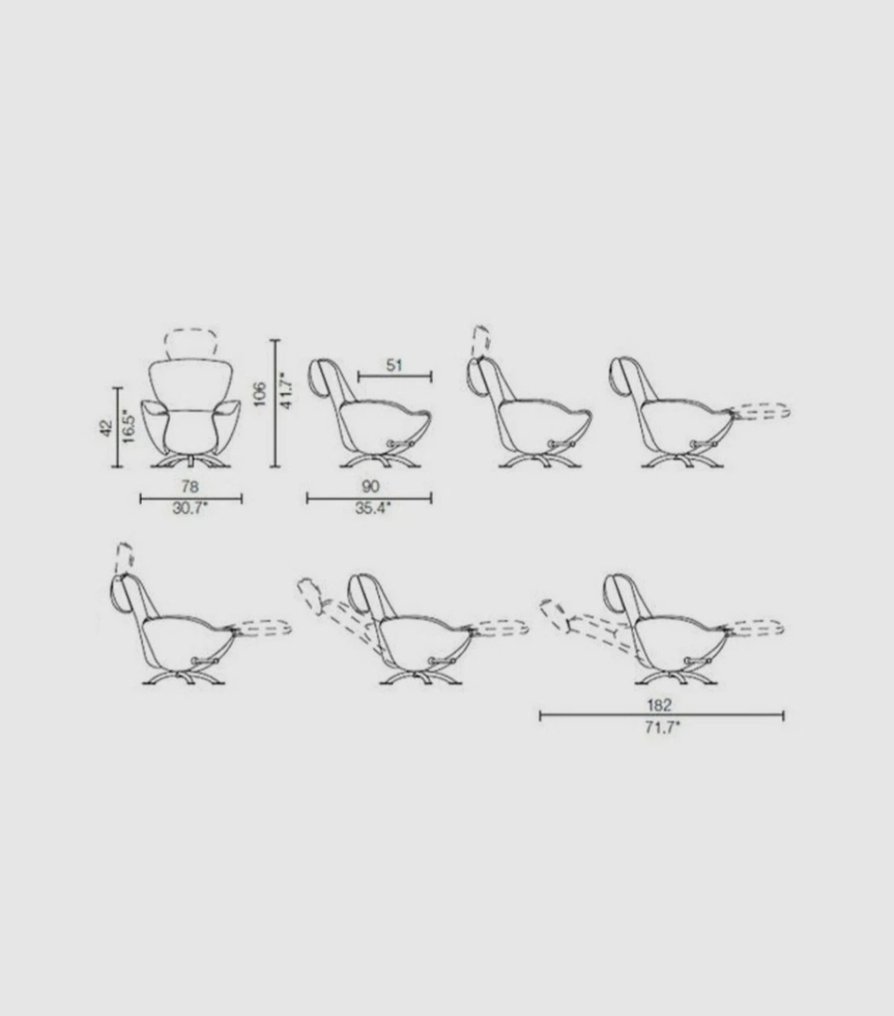 Cassina - Sessel - Leder - Dodo Cassina #3.2