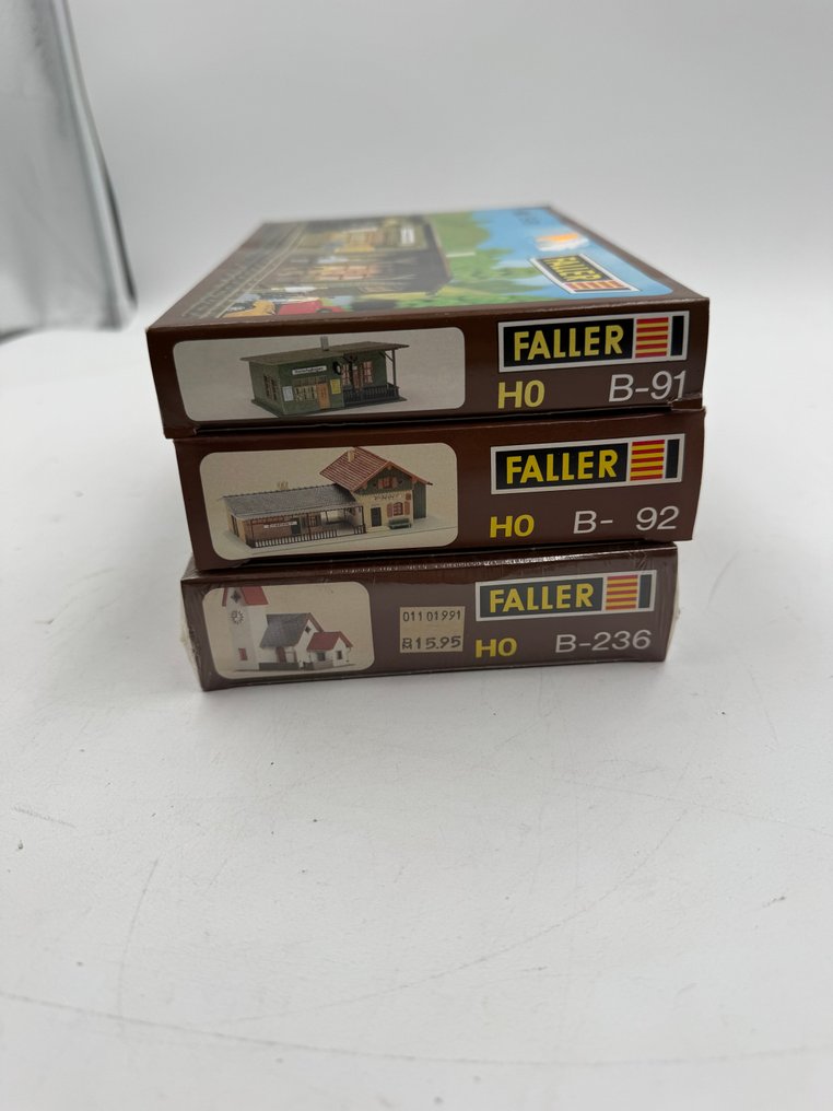 Faller H0 - B-91, B-92, B-236 - Model train scenery (3) #1.0