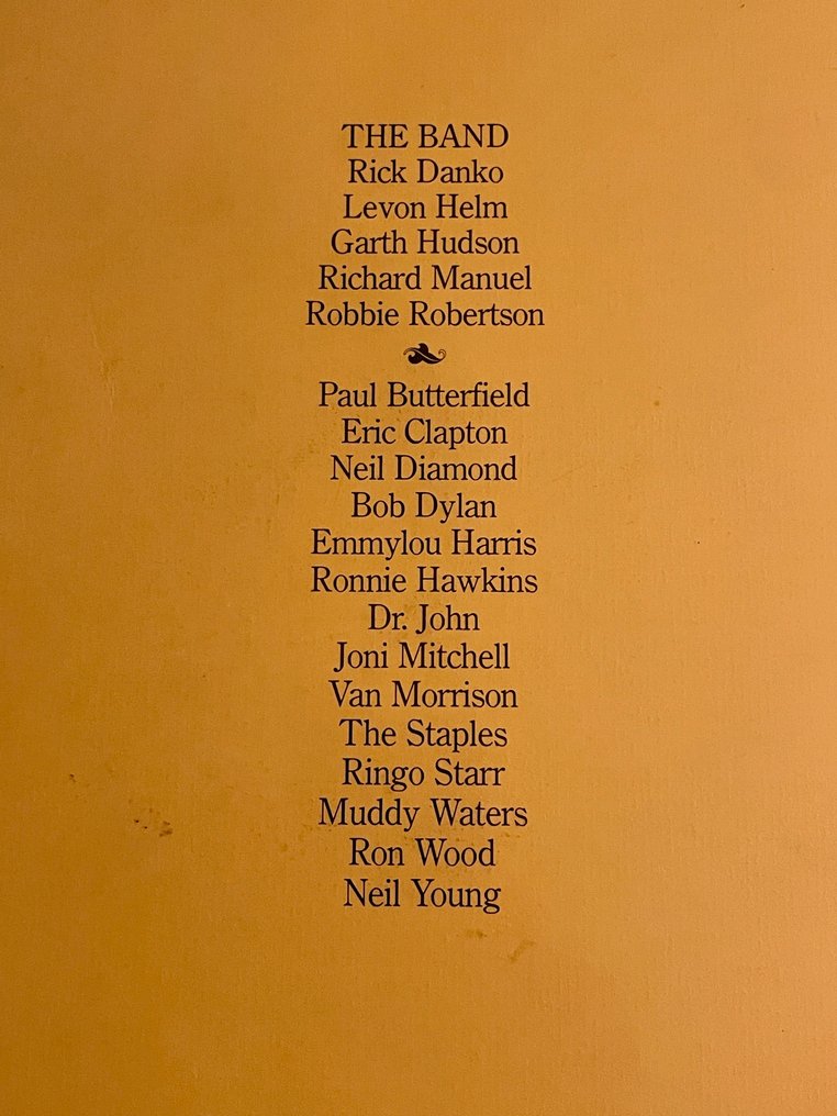 The Band - Πολλαπλοί καλλιτέχνες - The Last Waltz - Άλμπουμ LP (πολλαπλά αντικείμενα) - Various pressings - 1978 #2.1