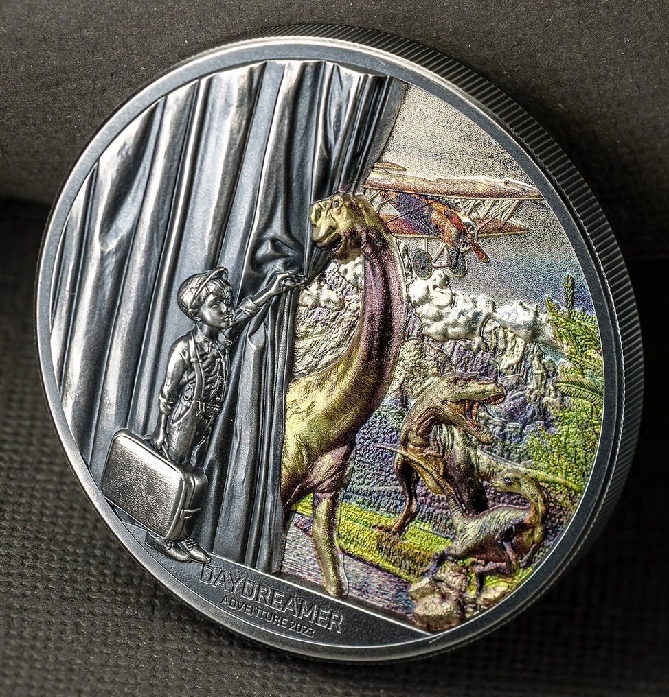 Palau. 10 Dollars 2023 Daydreamer - Adventure - 2 Oz (.999) Proof #3.2