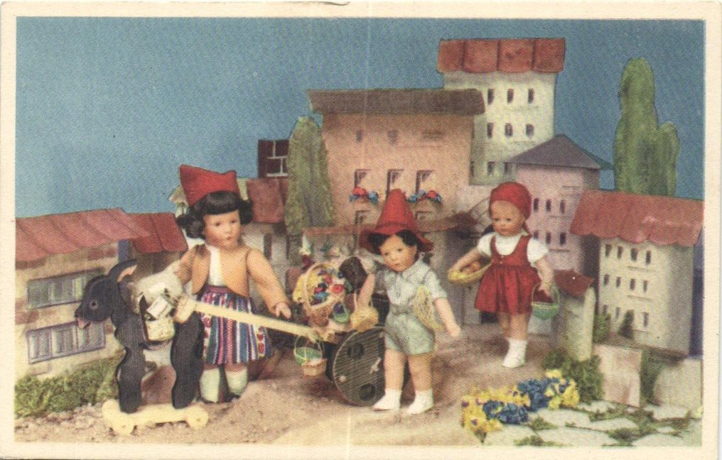 Dolls, Bears, and Toys - Drawn and Photographed - from various countries - Postcard (90) - 1900-1950 #1.0