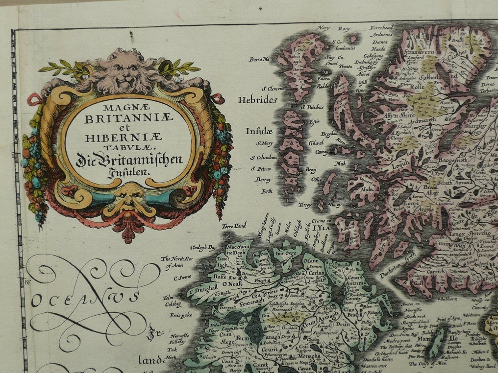 Storbritannia - Irland; Mathias Merian - Magnae Britanniae et Hiberniae tabula - 1621-1650 #2.1
