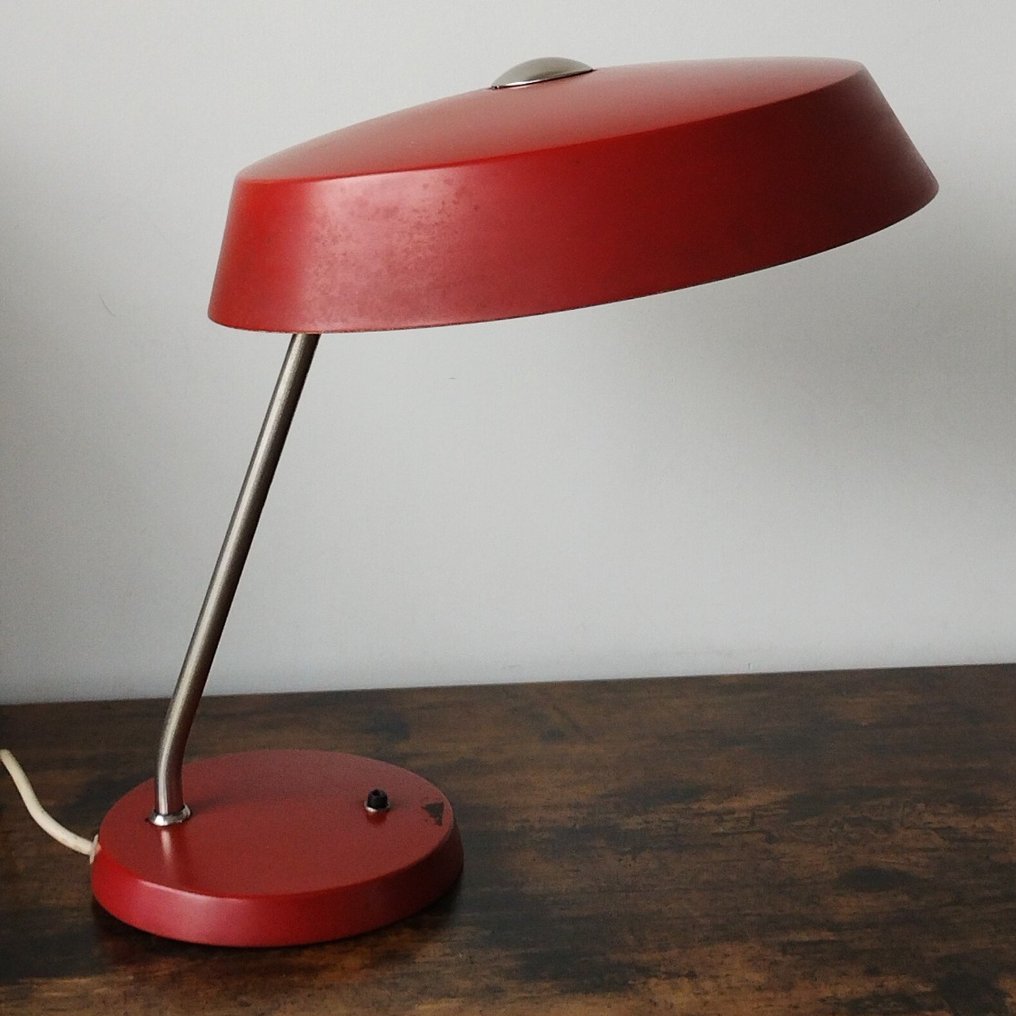 Desk lamp - Large vintage desk / table lamp - Metal, Bakelite #1.0