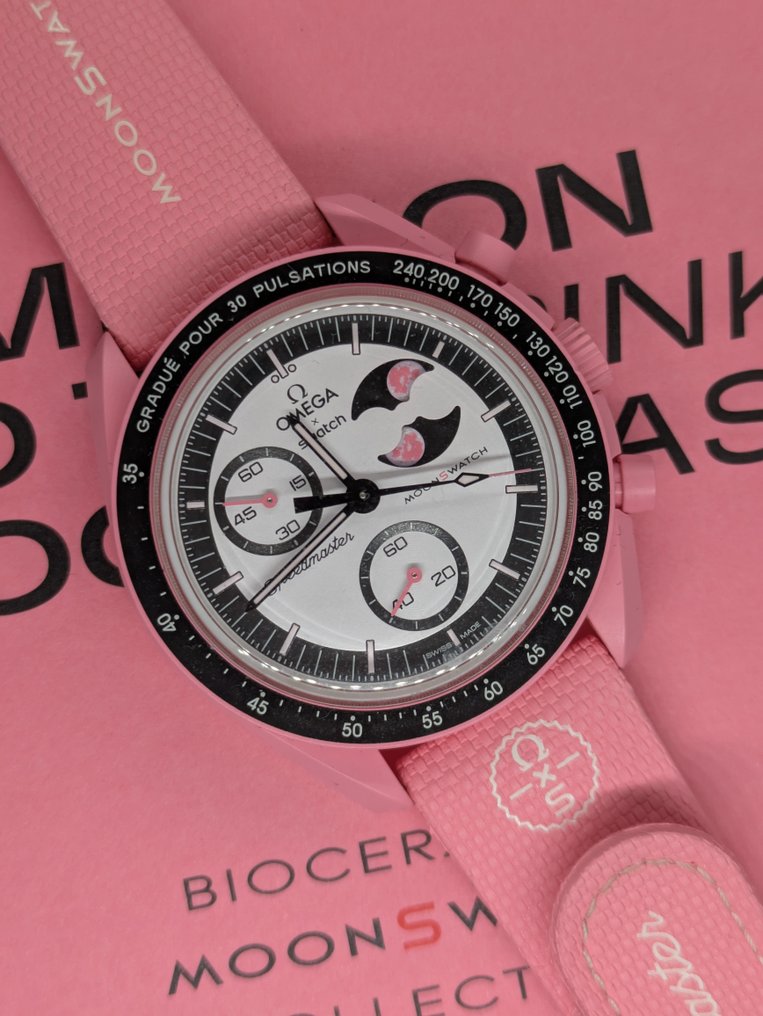 Swatch - Mission to the Pink Moonphase - Ingen mindstepris - Mænd - 2025 #1.0