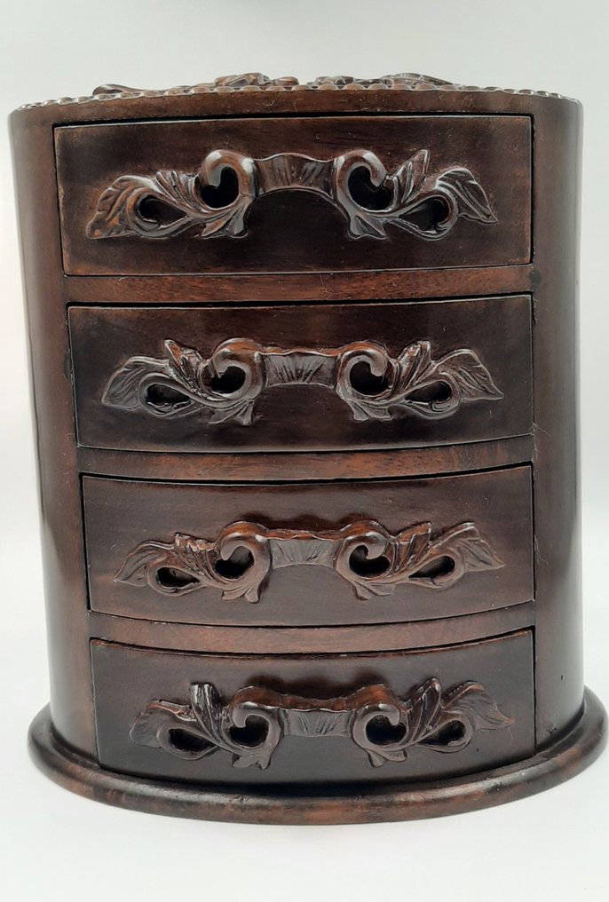 Joyero - Madera - Decoro a intaglio #2.1