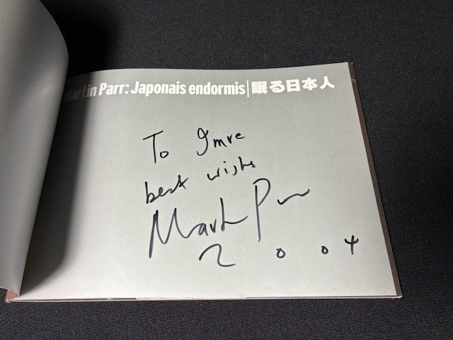 SIGNED; Martin Parr - Japonais endormis ("Japanese sleepers", EARLY, 14TH BOOK) - 1998 #3.2