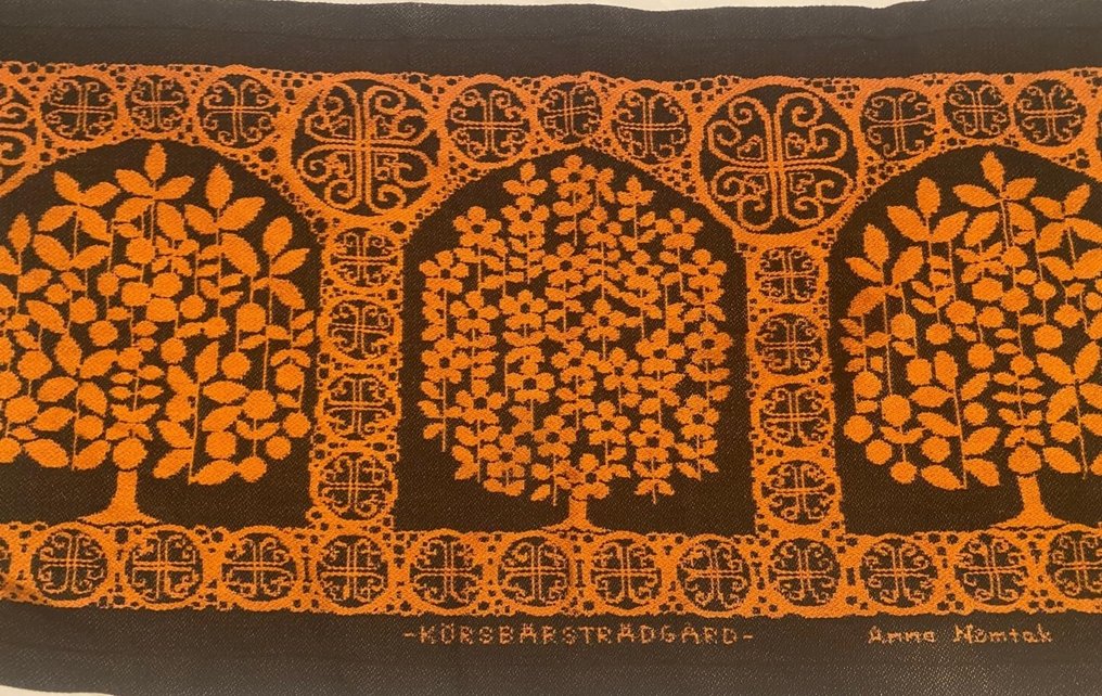 Borås Jacquardväveri Anne Nömtak - Tapestry - 0.75 cm - 148 cm - name-Körsbärsgården #1.0