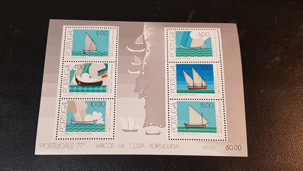 葡萄牙，亚速尔群岛和马德拉 1977/2000 - 一套纸张、笔记本和卡片。 #3.2