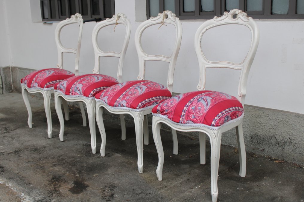 Καρέκλα τραπεζαρίας - Ξύλο, Textile - Καρέκλες τραπεζαρίας #1.0