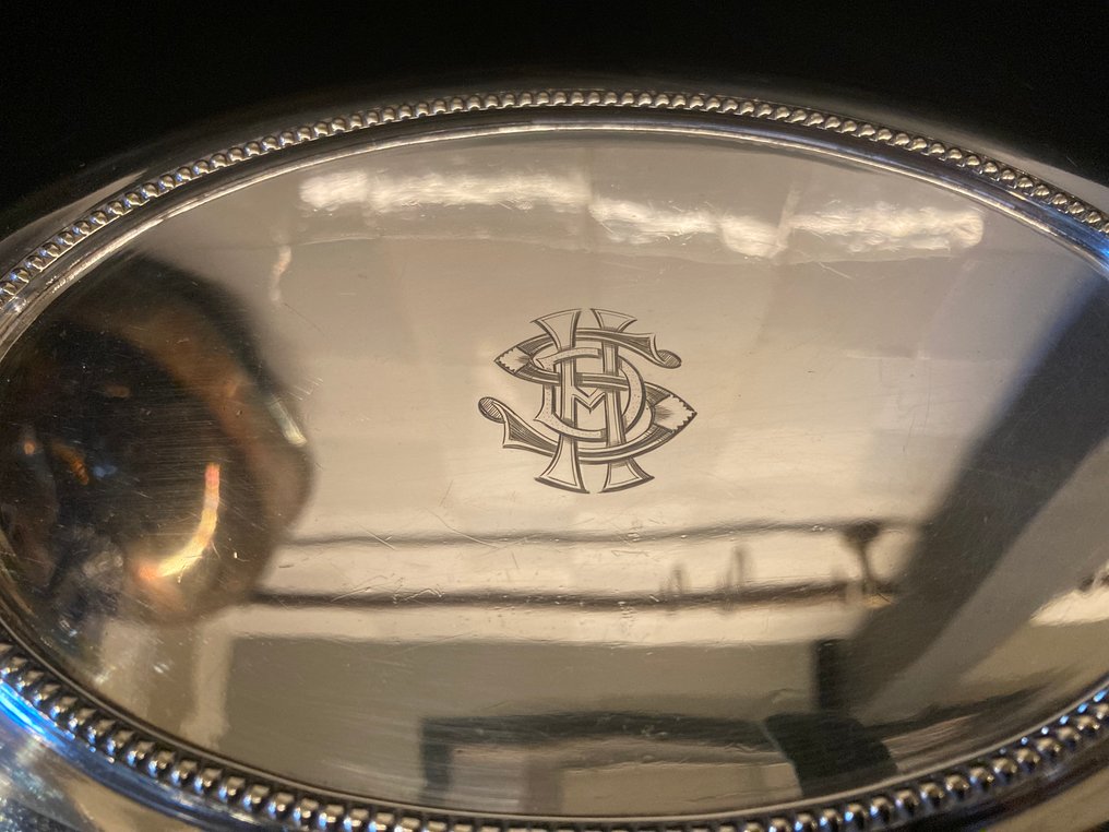 Charles S. Green& Co. - Servierplatte (2) - Versilbert - mit Monogramm #2.1