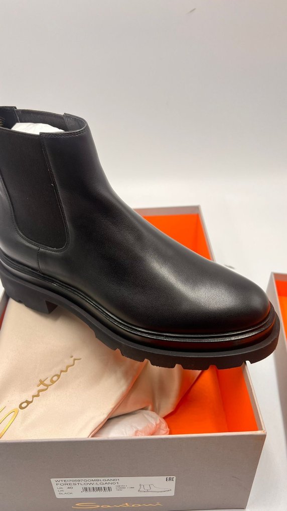 Santoni - Botines - Tamaño: EU 40 - Nuevo en caja #3.2