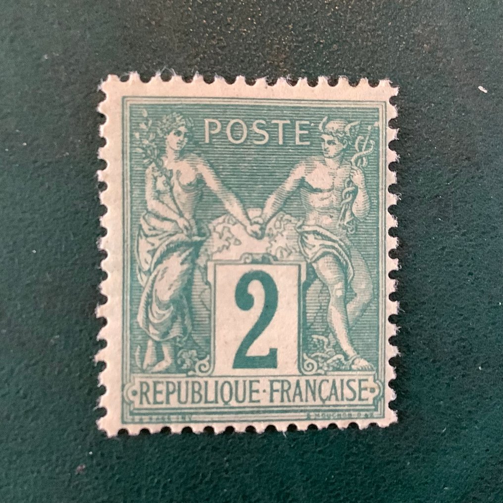 Frankrijk 1876 - 2 cent Sage type II - Yvert 74 #1.0