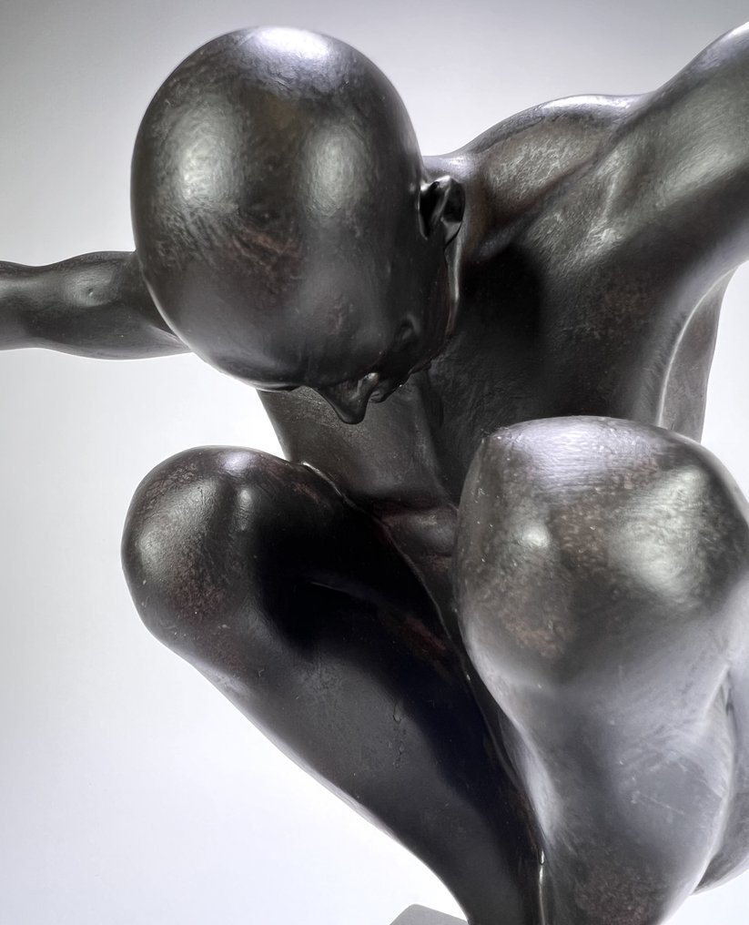 Statua, atletische figuur - 28 cm - Resina, Gres #1.0