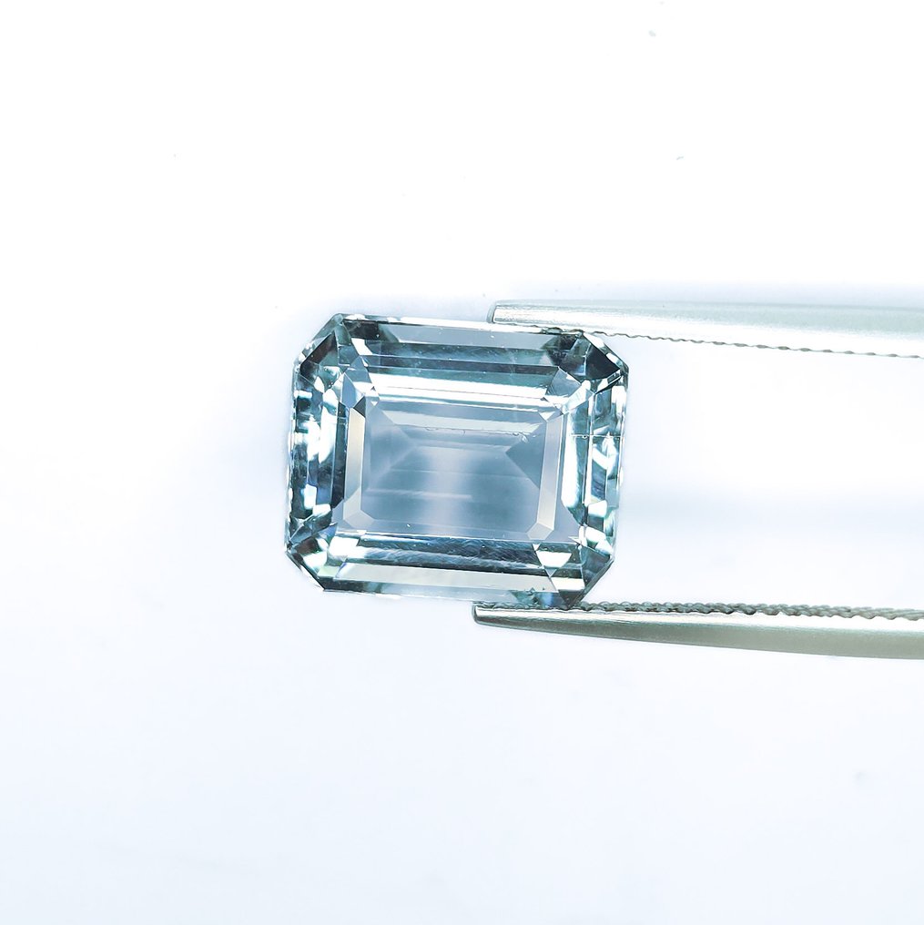 Fără preț de rezervă Albastru Aquamarine  - 7.50 ct - IGI (Institutul gemologic internațional) #3.2