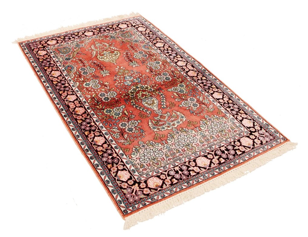 Kashmir silke tæppe - Tæppe - 150 cm - 92 cm #2.1