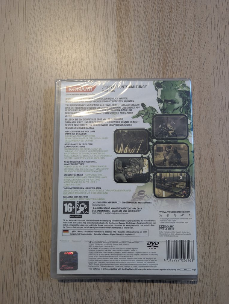 Sony - Playstation 2 (PS2) - Metal Gear Solid 3: Snake Eater - Sealed New Game OVP - Videogioco - In scatola originale sigillata #1.0