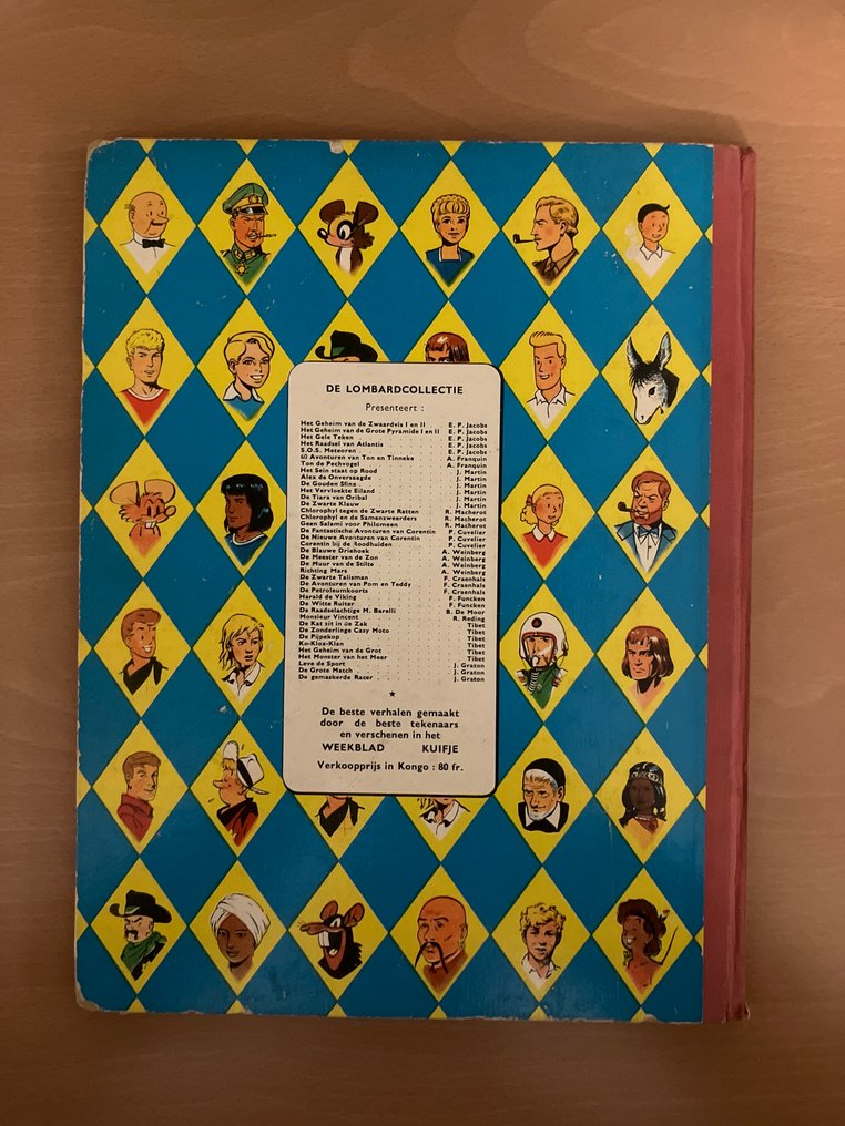 Dan Cooper 4 - Richting Mars - met kuifjespunt - 1 Album - First edition - 1960 #1.0