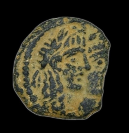Nabataea. Rabbel II mit Gamilat. Æ circa AD 88/9-105/6, Petra (No reserve price) #1.0