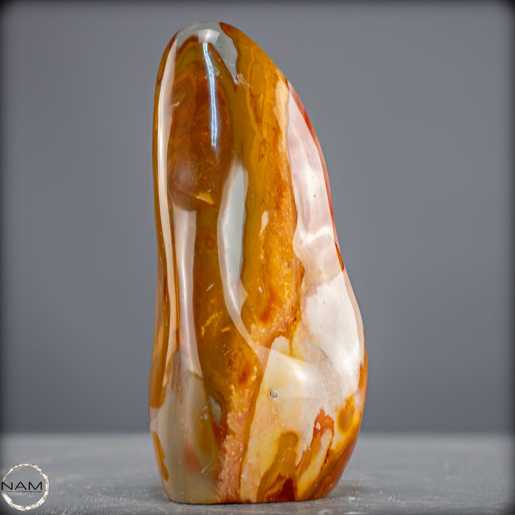 来自马达加斯加的天然多彩斑岩自由形态 地球的颜色之和谐- 1388.95 g #1.0