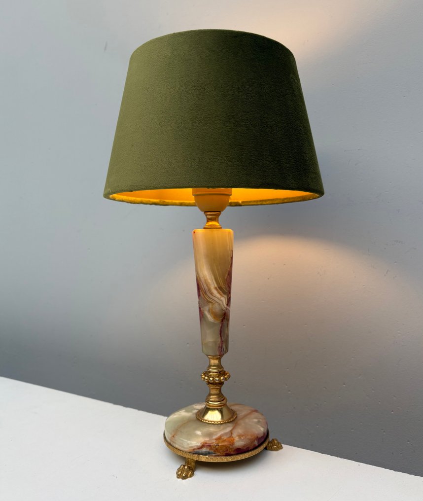 Table lamp - Brass, Onyx #4.3