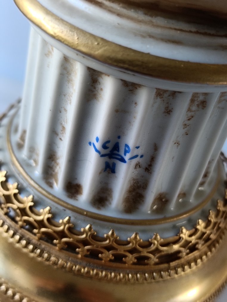 Capodimonte - 雕塑, Il Vecchio Marinaio - 22.5 cm - 陶瓷和镀金黄铜 #4.3