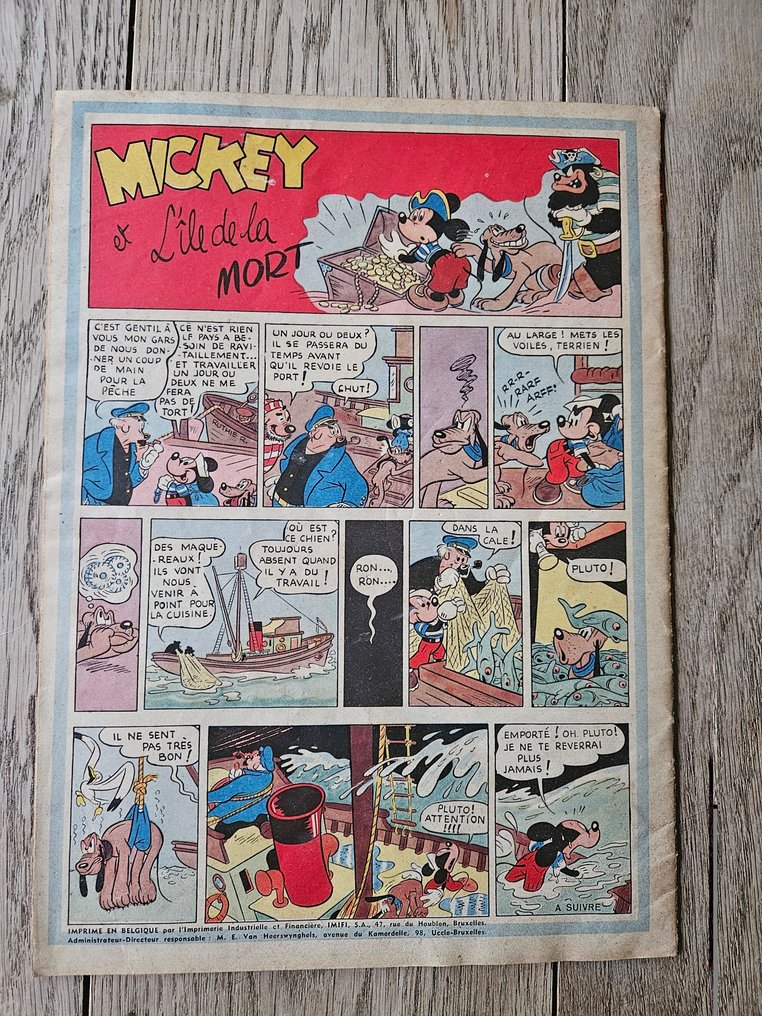Mickey Magazine - Année 1950 complète - 12 Comic - Μοναδικό αντίγραφο #2.1