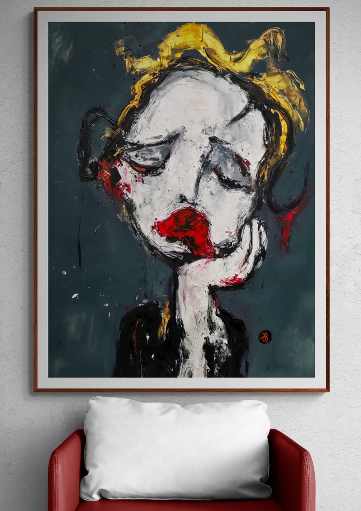 Arvydas Gaiciunas (Retne) - Tao N-5 — Abstract Expressionist Character Portraiture #4.3