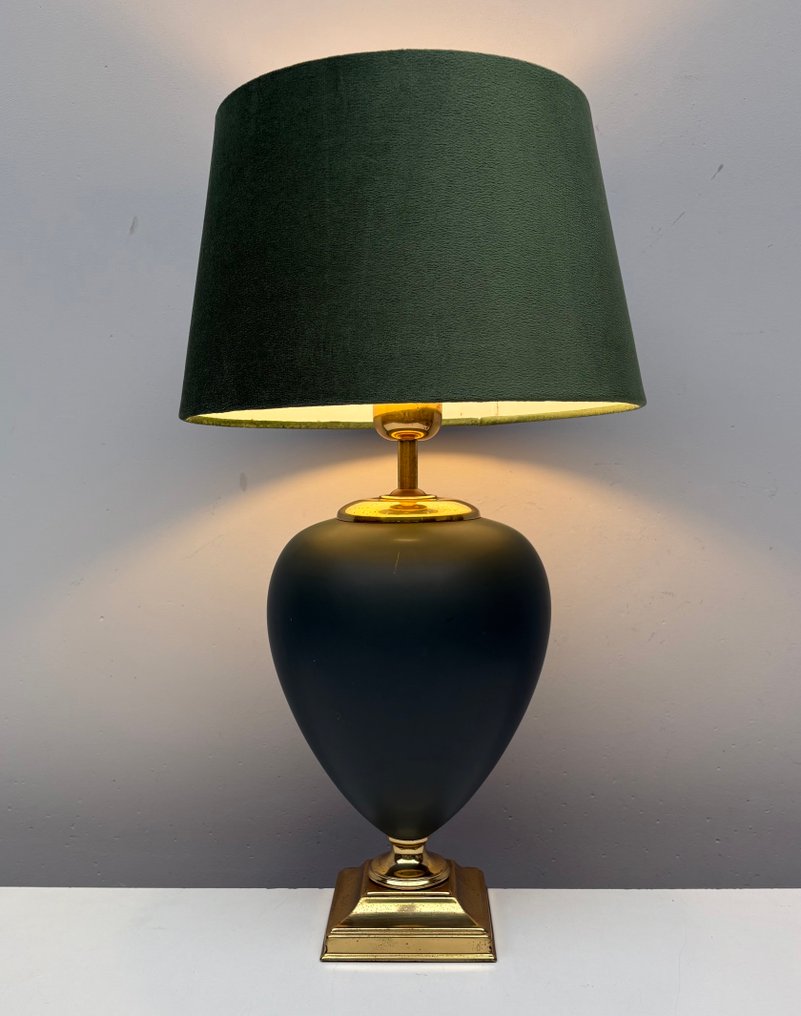 Tischlampe - Keramik, Messing #1.0