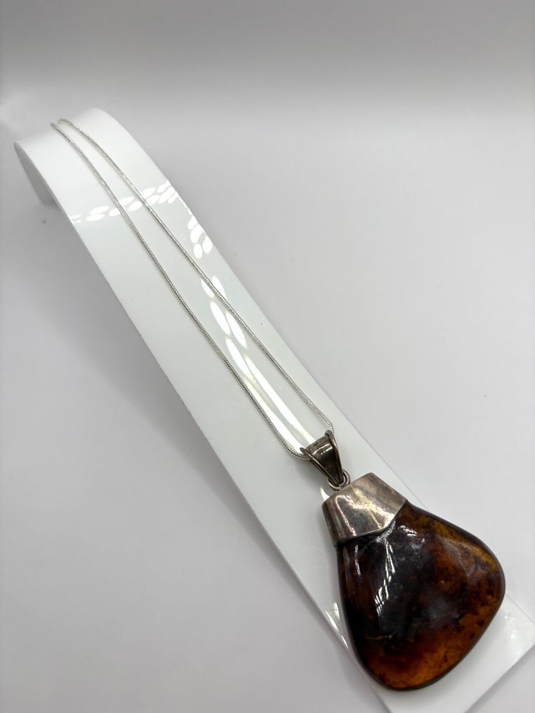 Argint - Colier cu pandantiv - Zilver 925 #1.0