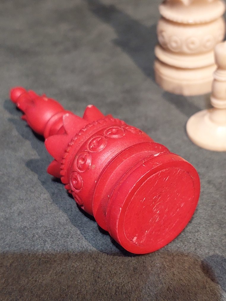 Σετ σκακιού - Antiek schaakspel - Οστό #1.0