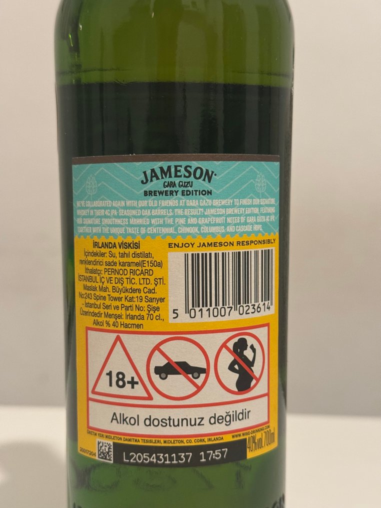 Jameson - Gara Guzu Brewery Edition  - 70cl #4.3