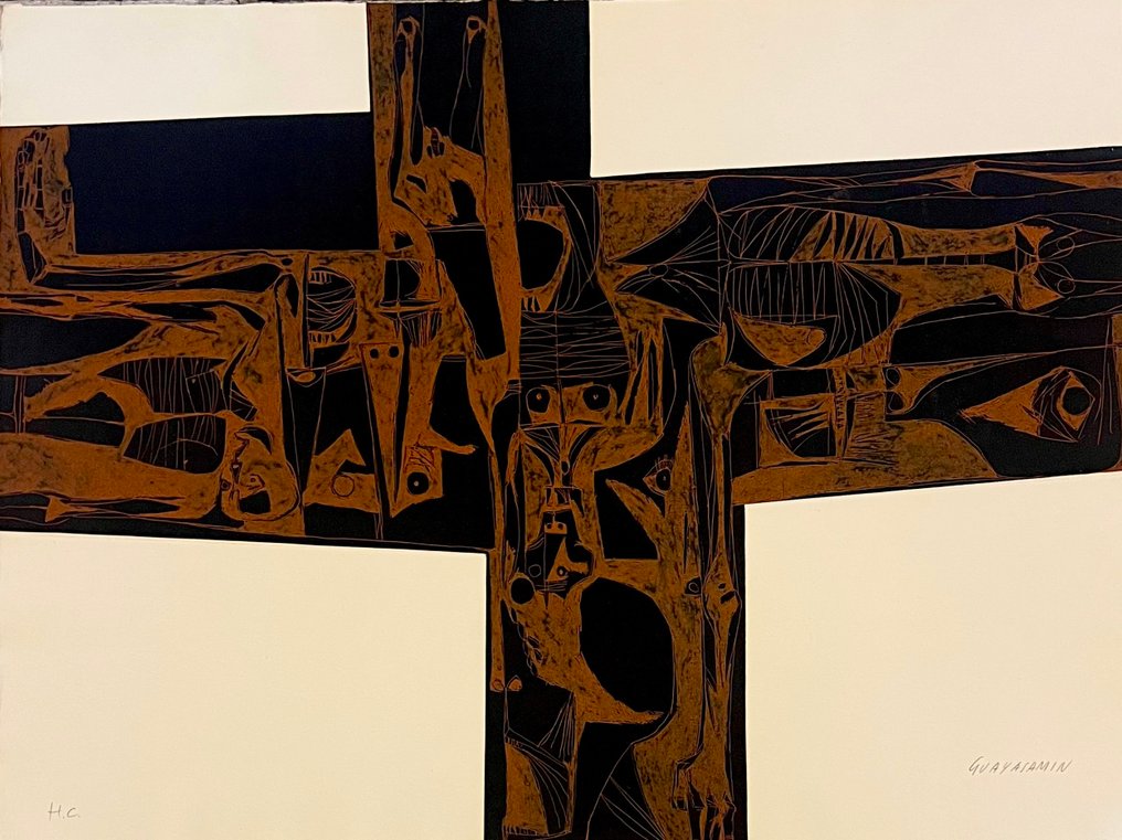 Oswaldo Guayasamin (1919-1999) - Lidice #1.0