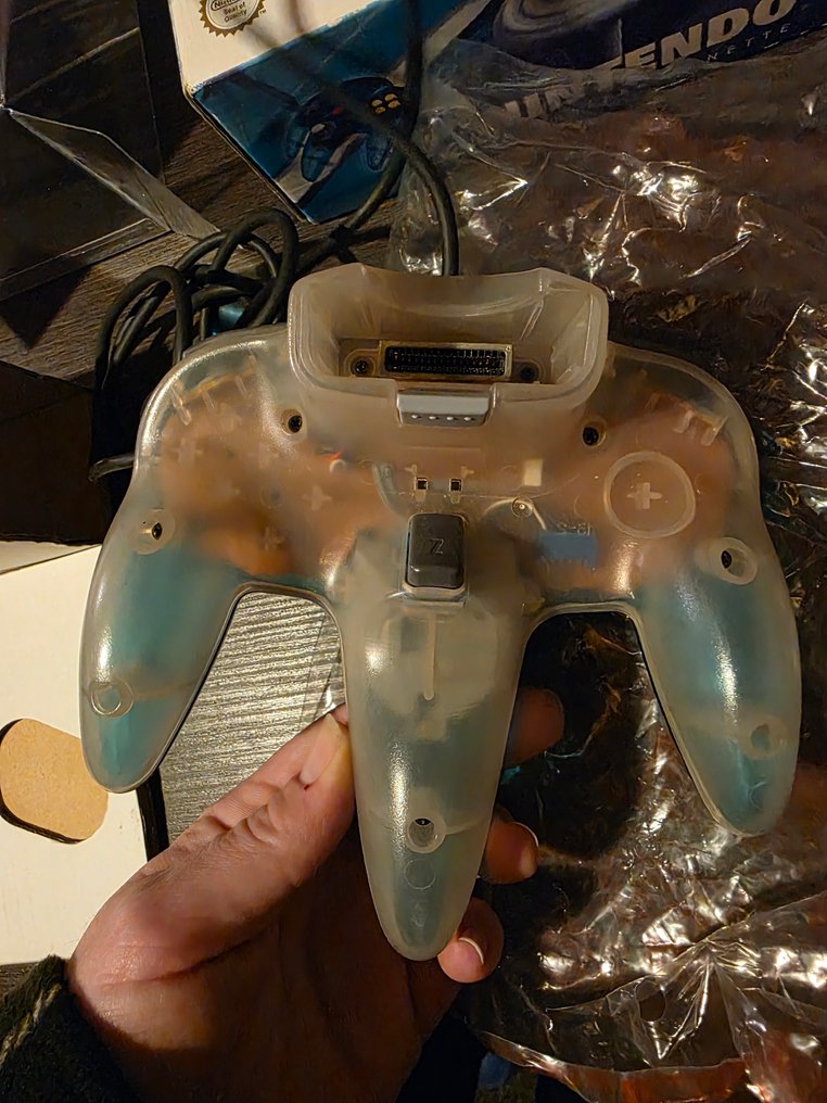 Nintendo - N64 - Nintendo 64 controller Clear Blue (Ice) - Video game - In original box #4.3