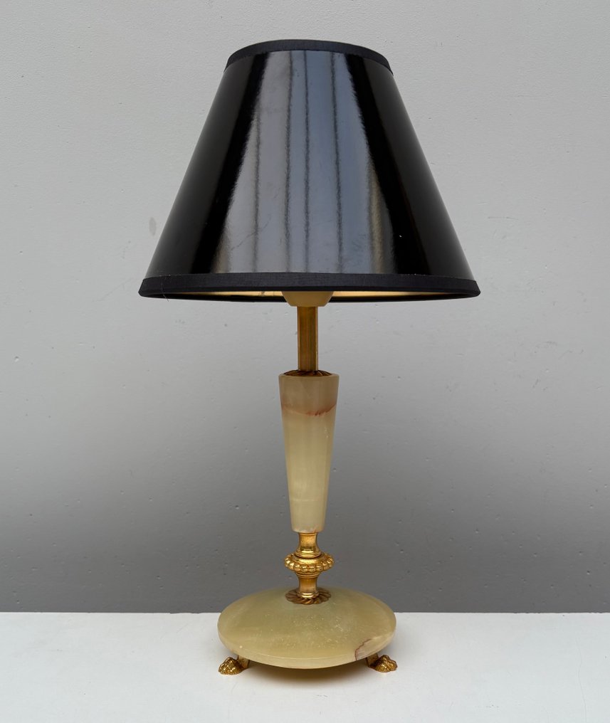 Candeeiro de mesa - Latão, Ónix #3.2