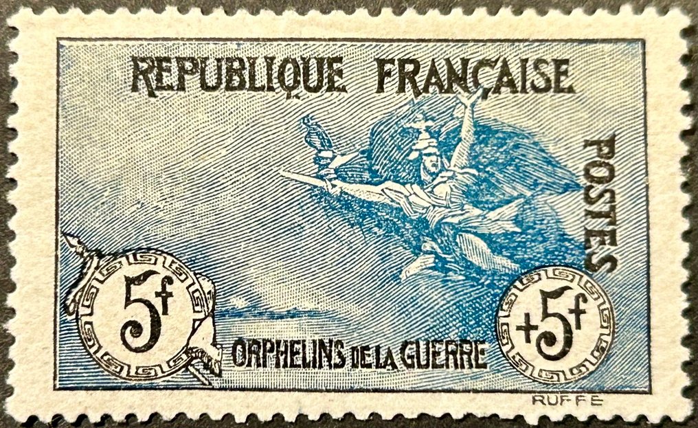 法国 1917 - 1917年发行的“为孤儿”系列第155号 - Y&T 155 * #1.0
