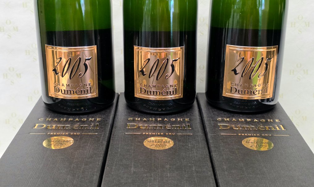2005 Duménil, Oenothèque Collection Millésime - Champagne Premier Cru, Brut - 3 Flasker (0,75 L) #2.1