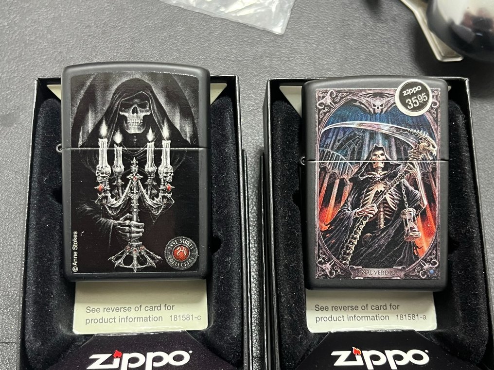 Zippo - Final Verdict - Sem preço de reserva - Isqueiro - Aço (aço inoxidável) -  (2) #1.0