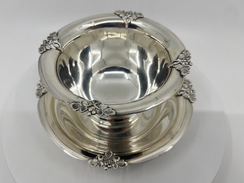 Fisher - Διακοσμητικό (2) - Alexandria - .925 silver - Μπολ και πιατέλα #1.0