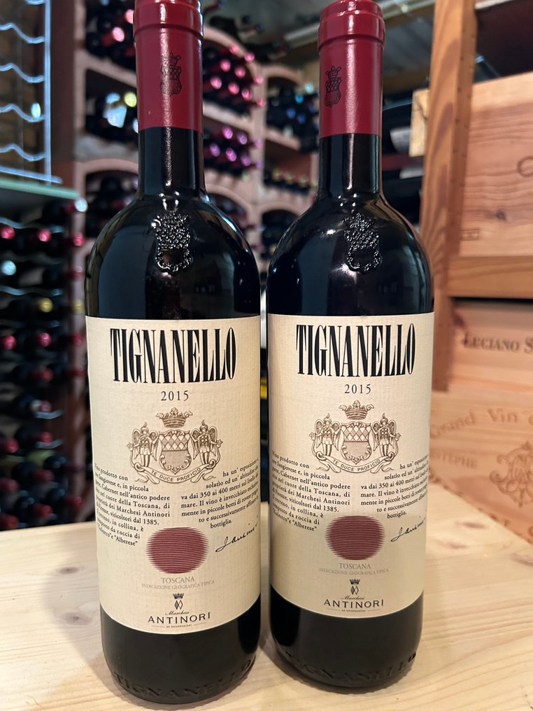 2015 Marchesi Antinori, Tignanello - Tuscany IGT - 2 Bottles (0.75L) #1.0