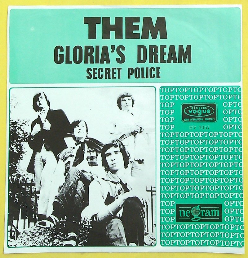 Them - Gloria's Dream / Secret Police - Multiple titles - 45 RPM 7" Single - 1st Pressing - 1967 #1.0