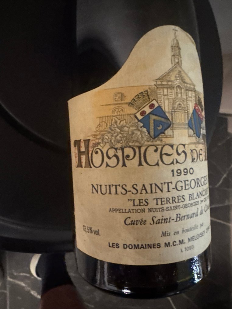 1990 Hospices de Nuits "Les Terres Blanches" - Nuits St. Georges 1er Cru - 1 Bottle (0.75L) #2.1