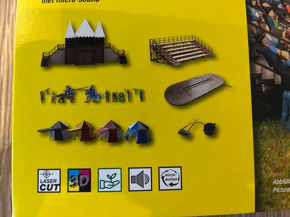 Noch H0 - 66828 - Κιτ κατασκευής τρένων μοντελισμού (1) - Micro-motion Ritterturnier με micro-sound συμπεριλαμβανομένης ειδικής κόλλας και ηλεκτρονικών #1.0