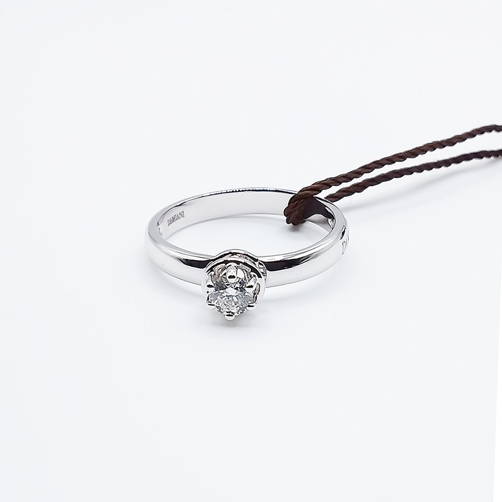 Damiani - Δαχτυλίδι - 18 καράτια Λευκός χρυσός -  0.20ct. tw. Διαμάντι (Φυσικό)  - Διαμάντι #3.2