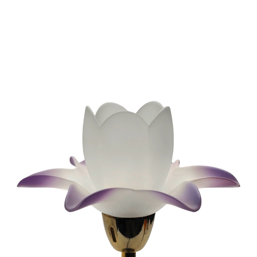 Frosted Glass Flower Shade - Φωτιστικό - Μέταλλο, Γυαλί #2.1