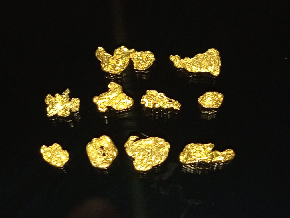 Brillantes pepitas de oro - Yukon/Canadá Pepitas- 0.5 g #2.1