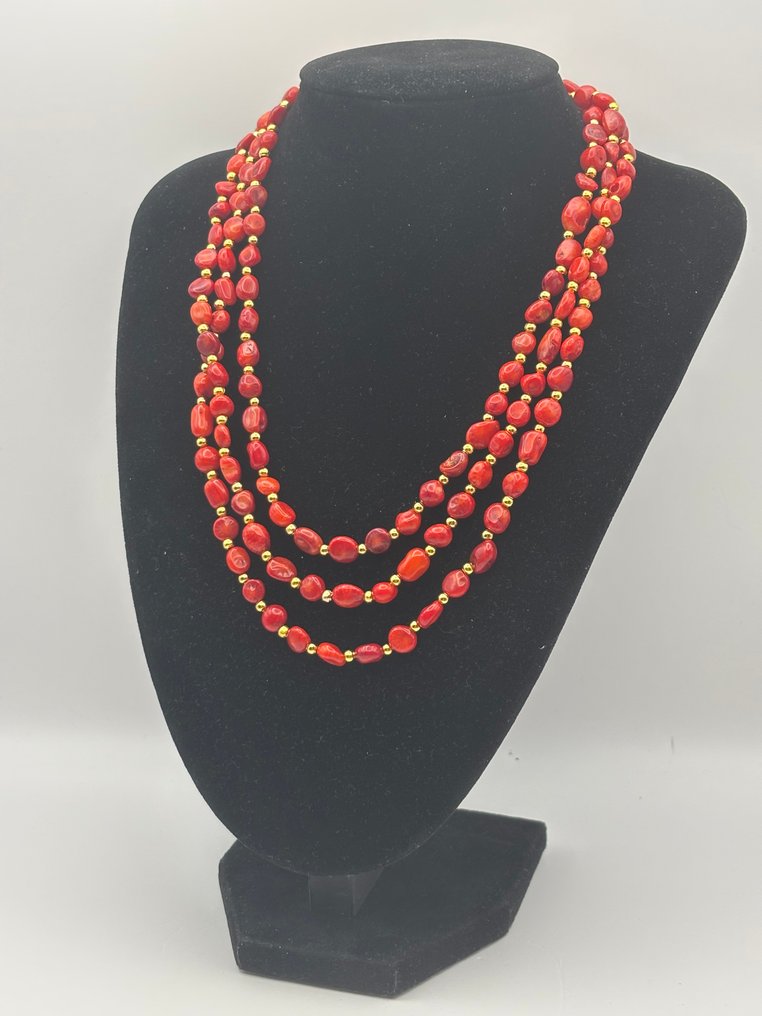 Rote Koralle - Halskette #1.0