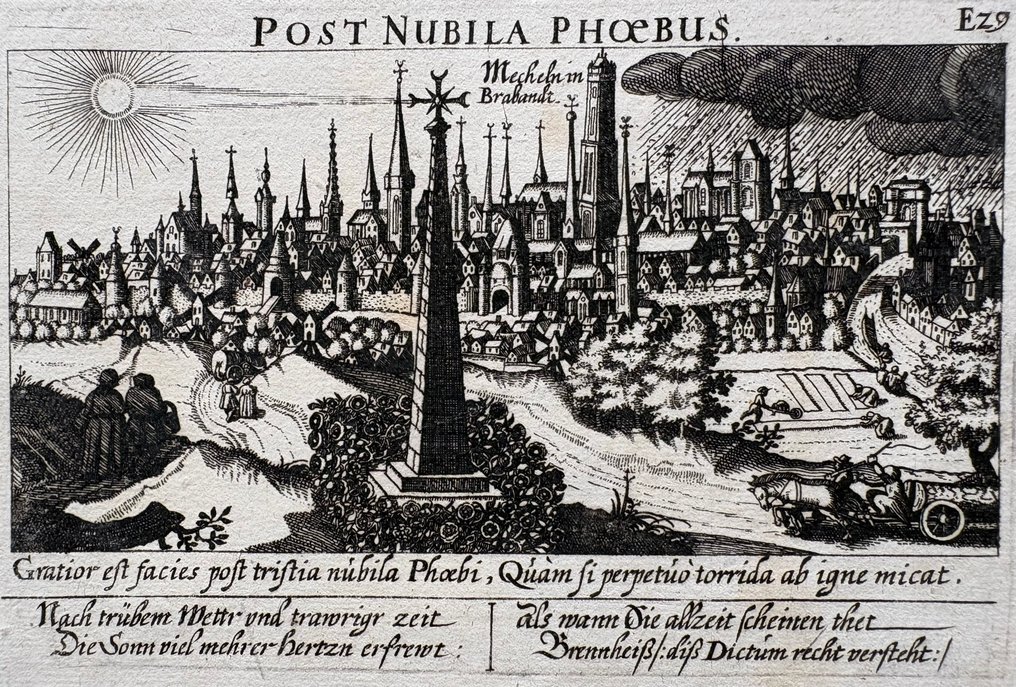 Belgium - Mechelen; D. Meisner - Mecheln in Brabandt - 1521-1550 #1.0