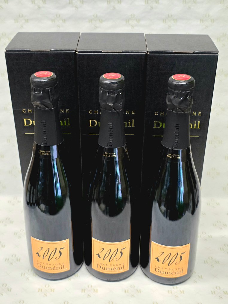 2005 Duménil, Oenothèque Collection Millésime - Champagne Premier Cru, Brut - 3 Flasker (0,75 L) #4.3