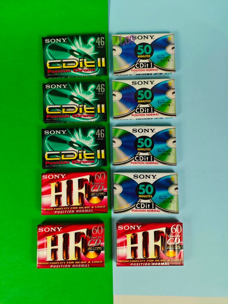 Sony - CDit II - CDit I - HF 空白录音带 #1.0