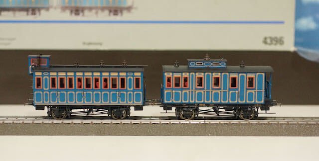 Märklin H0 - 4396 - Unidad de tren (1) - Conjunto 'Der König-Ludwig zug' con coche calefactor y coche de servicio. - K.Bay.Sts.B #1.0